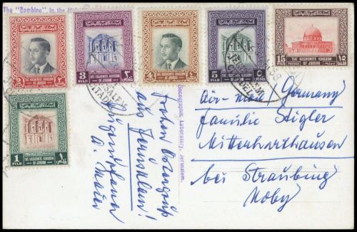 1955, Jordanien, 316-20, 323, Brief