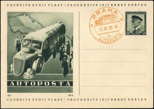 1938, Fahrzeuge, Autos, CSR P 69/407, Brief