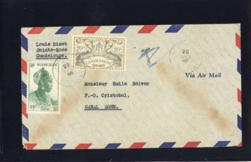 1945, Guadeloupe, 206, 229, Brief