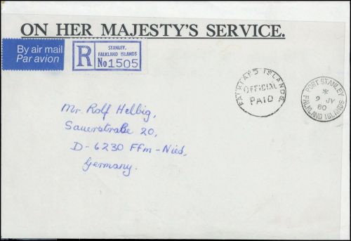 1980, Falkland, Briefst.