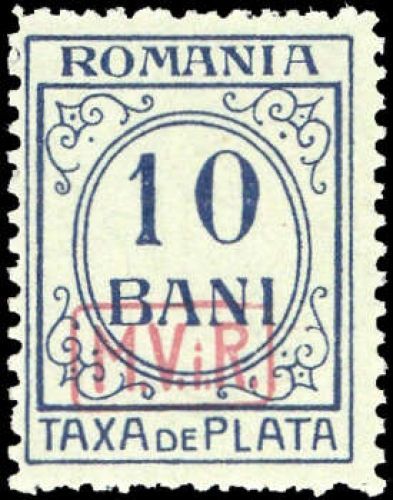 1918, Deutsche Besetzung I. WK Rumänien, P 7, **