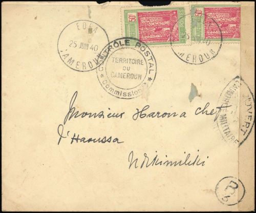 1925, Kamerun, 82 (2), Brief