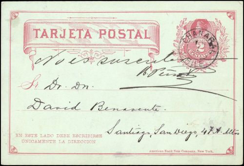 1887, Chile, P 13, Brief