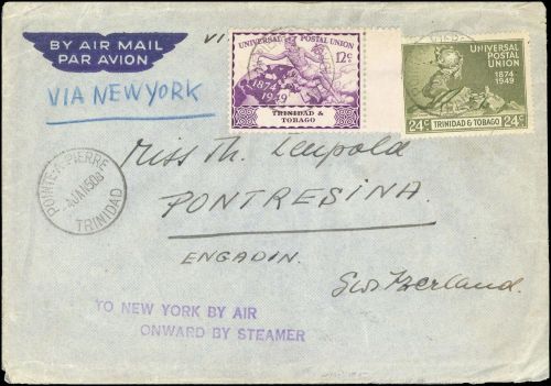 1949, Trinidad und Tobago, 151-52, Brief
