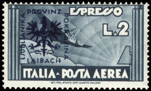 1944, Deutsche Besetzung II. WK Laibach, 28, **