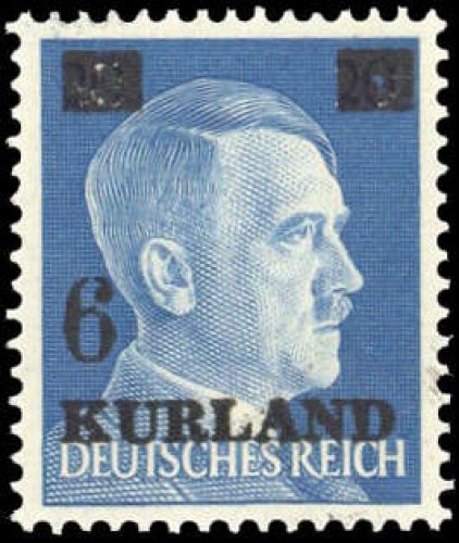 1945, Deutsche Besetzung II. WK Kurland, 3 II, **