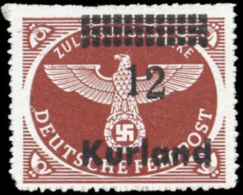1945, Deutsche Besetzung II. WK Kurland, 4 B III, **