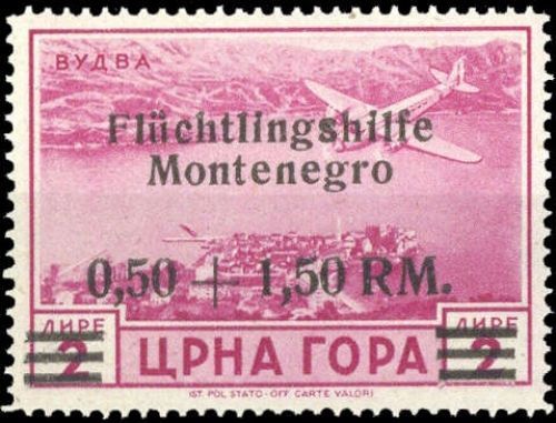 1944, Deutsche Besetzung II. WK Montenegro, 28, **