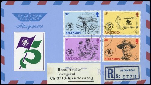 1982, Int.Organisationen,Pfadfinder,, As 306-09, Brief