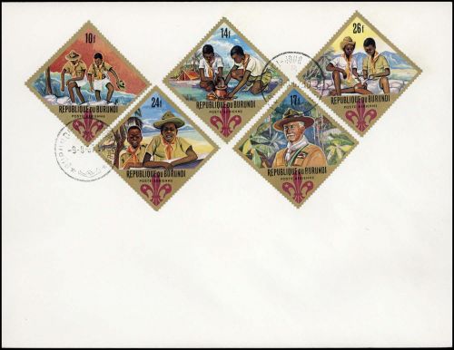 1967, Int.Organisationen,Pfadfinder,, Bur 349-58 A, FDC
