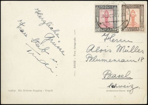 1924, Italienisch-Libyen, 56-57, Brief