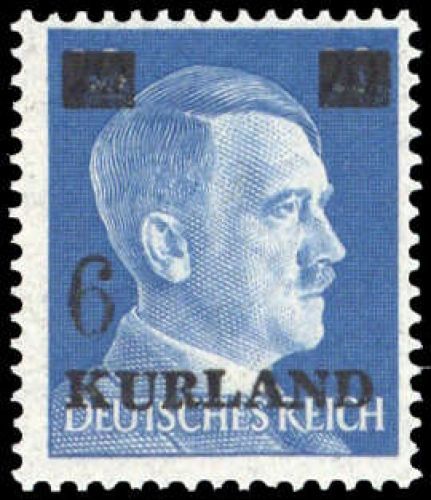 1945, Deutsche Besetzung II. WK Kurland, 3 II, **