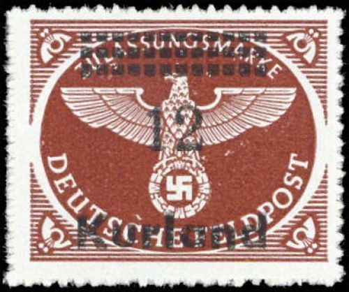 1945, Deutsche Besetzung II. WK Kurland, 4 B, **