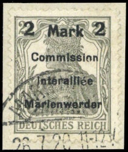 1920, Marienwerder, 23 A I bBL, Briefst.