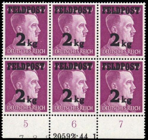 1944, Deutsche Besetzung II. WK, Feldpostmarken, 3 HAN, **