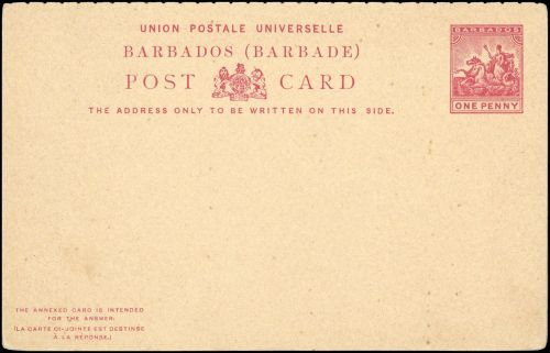1892, Barbados, P 10, Brief