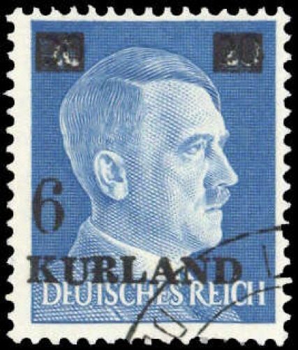 1945, Deutsche Besetzung II. WK Kurland, 3 II, gest.