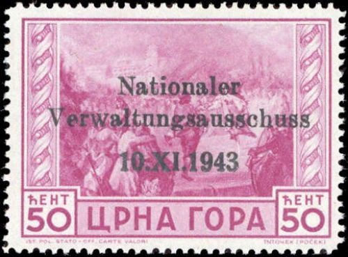 1943, Deutsche Besetzung II. WK Montenegro, 11, **