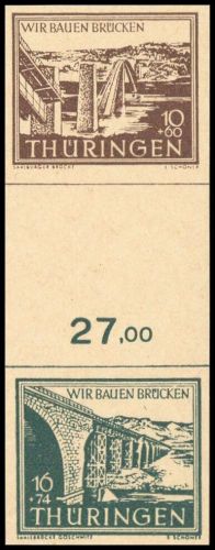 1946, SBZ Thüringen, SZd 1, **