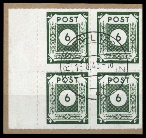 1945, SBZ Ostsachsen, 43 G (4) PF VIII, Briefst.