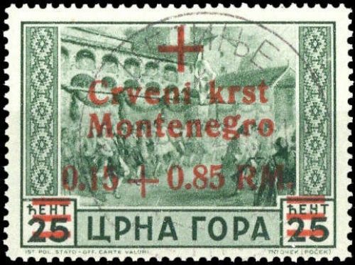 1944, Deutsche Besetzung II. WK Montenegro, 29, cto