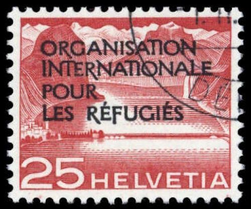 1950, Schweiz Internationale Flüchtlingsorganisation OIR, 4 PF I ...