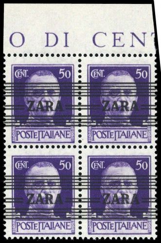 1943, Deutsche Besetzung II. WK Zara, 32 (4) OR, **