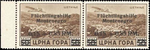 1944, Deutsche Besetzung II. WK Montenegro, 26 (2), **