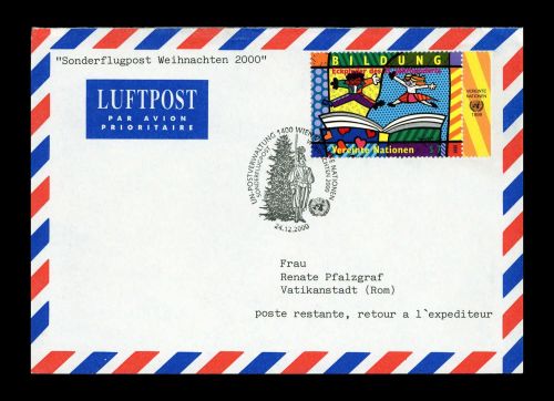 2000, UNO Wien, 300, Brief