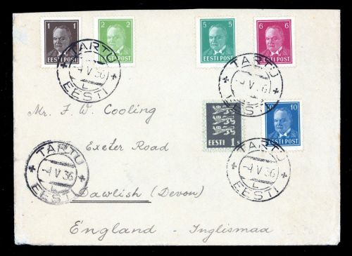 1936, Estland, 74, 113-17, Brief