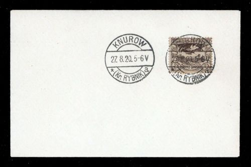 Oberschlesien, Brief