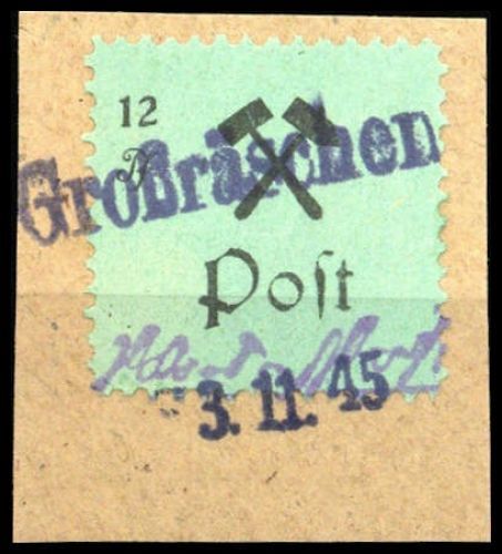 1945, Deutsche Lokalausgabe Grossräschen, 25, Briefst.