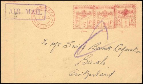 1959, Birma, Brief