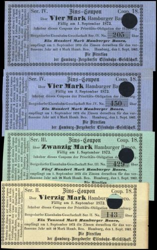 1867, Altdeutschland Hamburg
