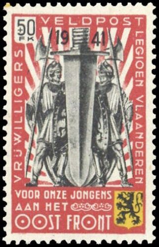 1941, Deutsche Besetzung II. WK Belgien Flämische Legion, I, **