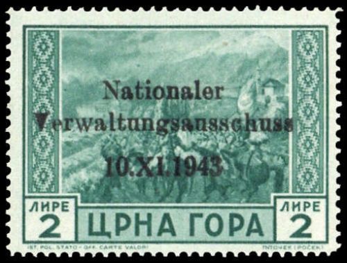 1943, Deutsche Besetzung II. WK Montenegro, 13, *