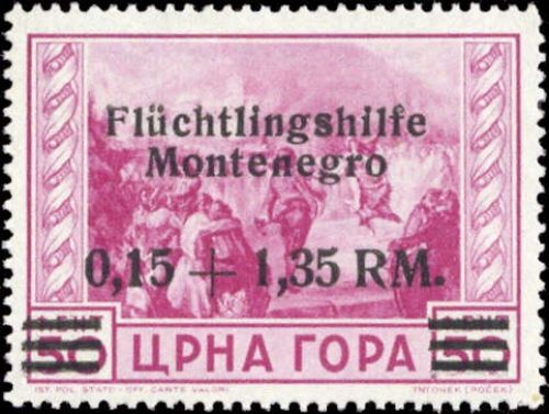 1944, Deutsche Besetzung II. WK Montenegro, 23, **