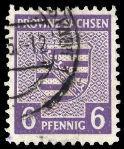 1945, SBZ Provinz Sachsen, 69 X Aa, gest.