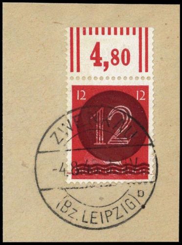 1945, SBZ Westsachsen, A III OR W, Briefst.