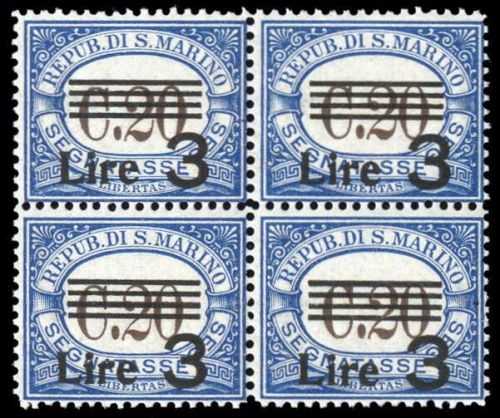 1936, San Marino, P 63 (4), **