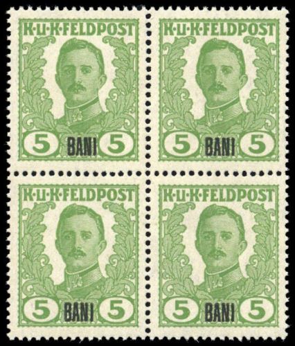 1918, Österreich Feldpost Rumänien, IV (4), **