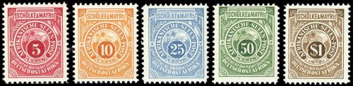 1892, Deutsche Kolonien Ostafrika, Sa- Se Na, **