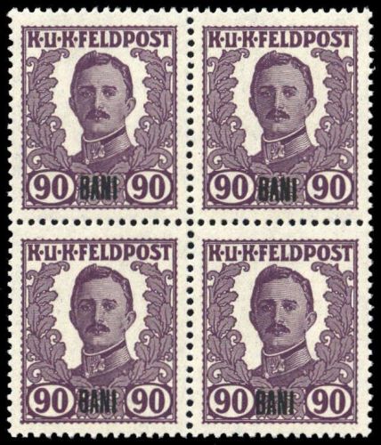 1918, Österreich Feldpost Rumänien, XIII (4), **