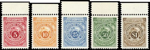 1892, Deutsche Kolonien Ostafrika, Sa- Se Na OR, **