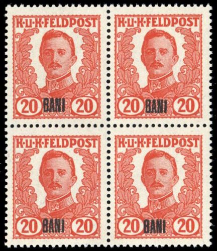 1918, Österreich Feldpost Rumänien, VI (4), **