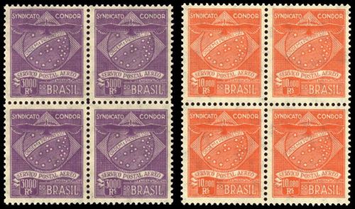 1927, Brasilien Ausgaben der Privatfluggesellschaft, C 1-7 (4), **