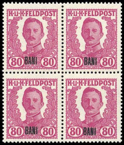 1918, Österreich Feldpost Rumänien, XII (4), **