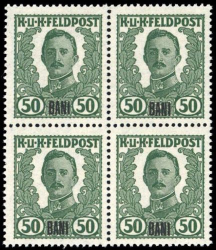 1918, Österreich Feldpost Rumänien, X (4), **
