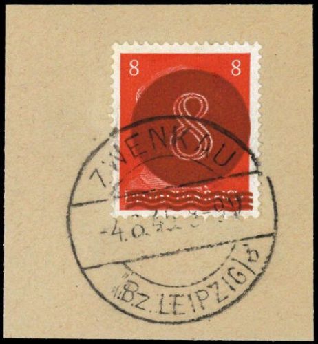 1945, SBZ Westsachsen, A II, Briefst.