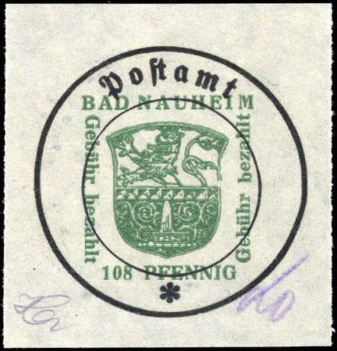 1946, Deutsche Lokalausgabe Bad Nauheim, 7 I z Wa, **